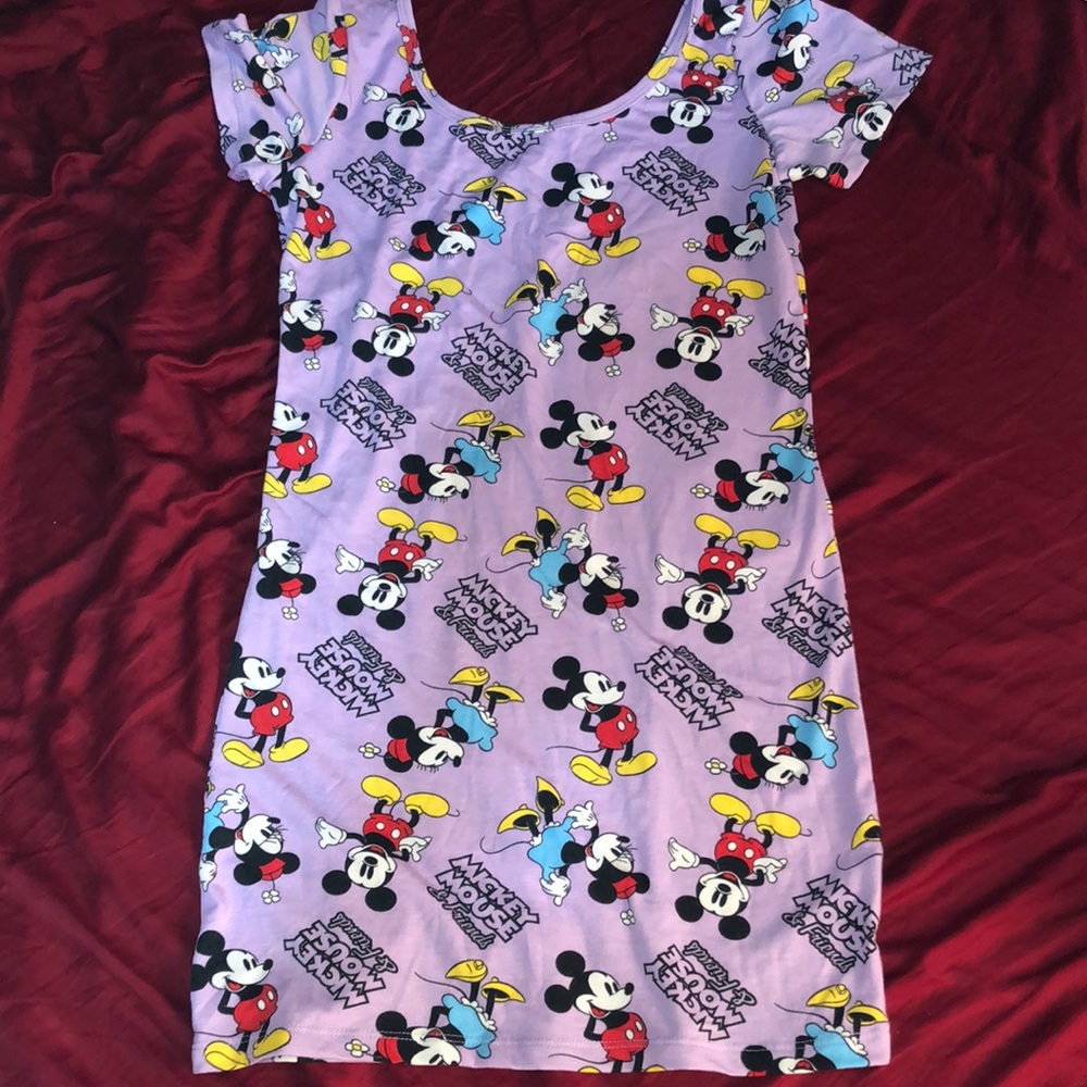 Lavender Woman’s Mickey Mouse Dress
